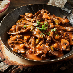 Wildschwein-Geschnetzeltes