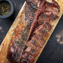 Rehrücken, mit Knochen